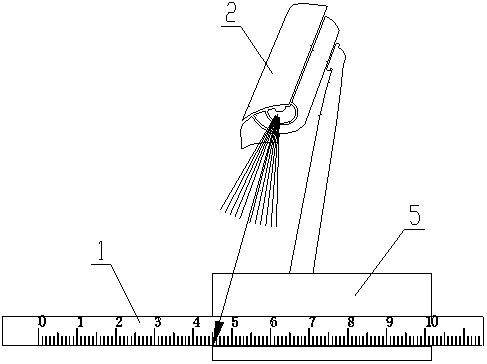 Video measuring tool based on camera