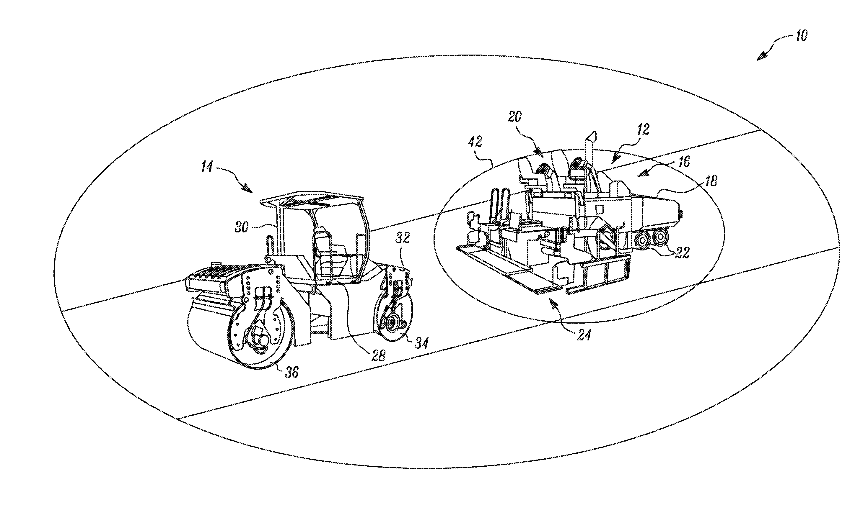 Paving collision avoidance system