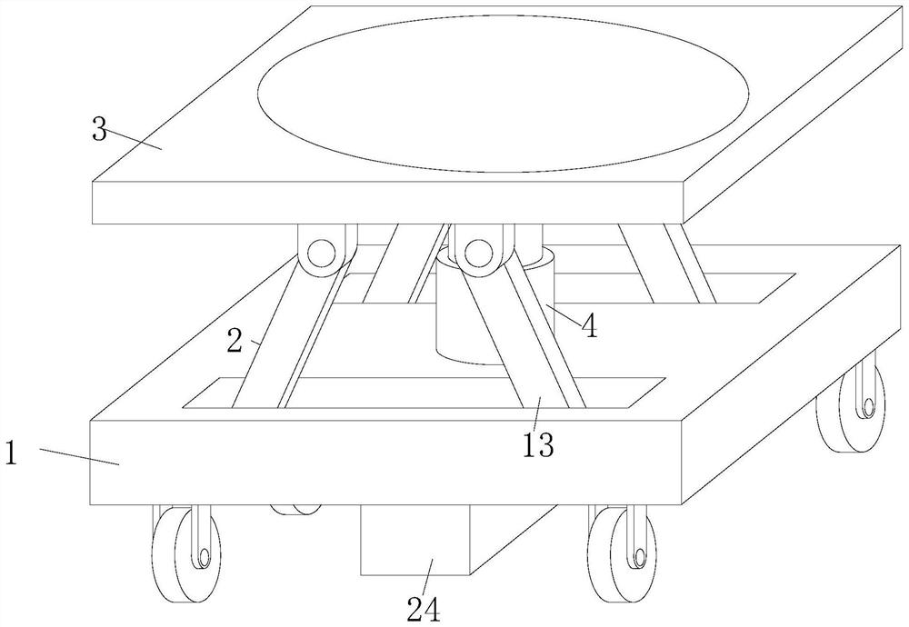 Mechanical accessory all-dimensional display mechanism for online e-commerce sales