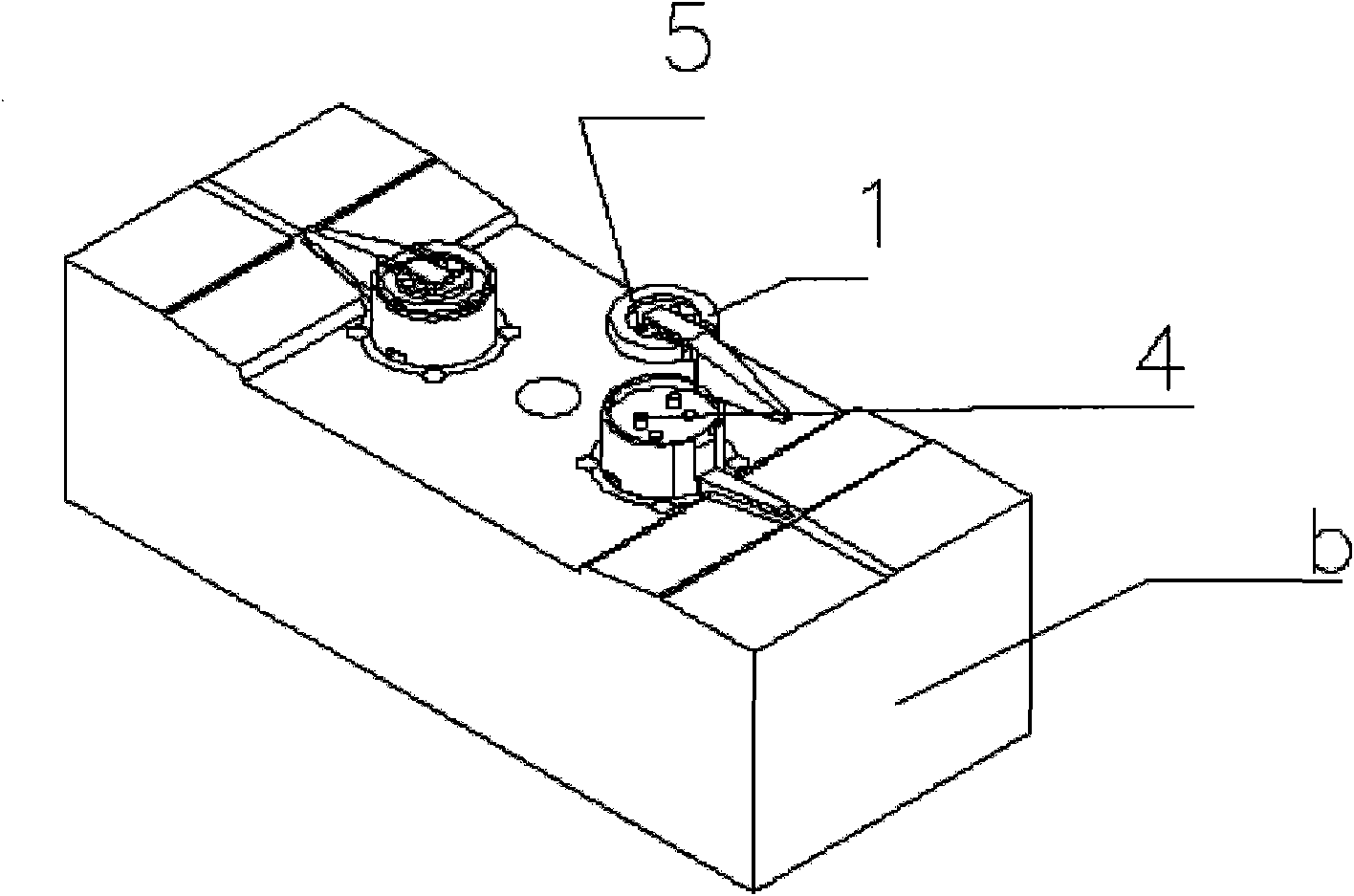 Method for assembling automobile gauge point