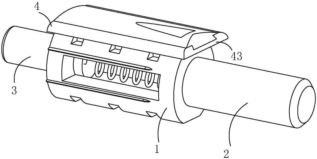 Sliding pin type shelf board bracket of cabinet