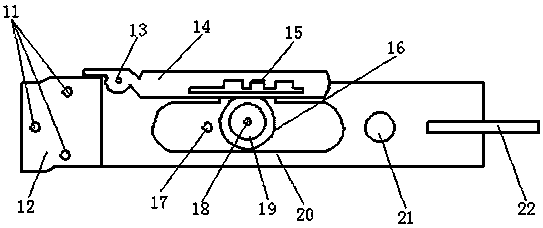 A new type of door lock equipped with an anti-theft device for opening and closing the lock hole