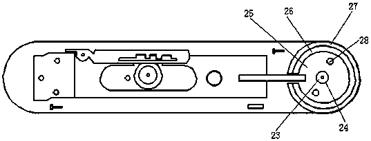 A new type of door lock equipped with an anti-theft device for opening and closing the lock hole