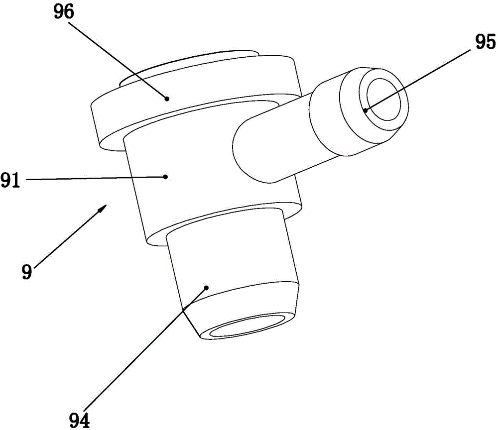 Detection equipment of performance of automobile one-way valve