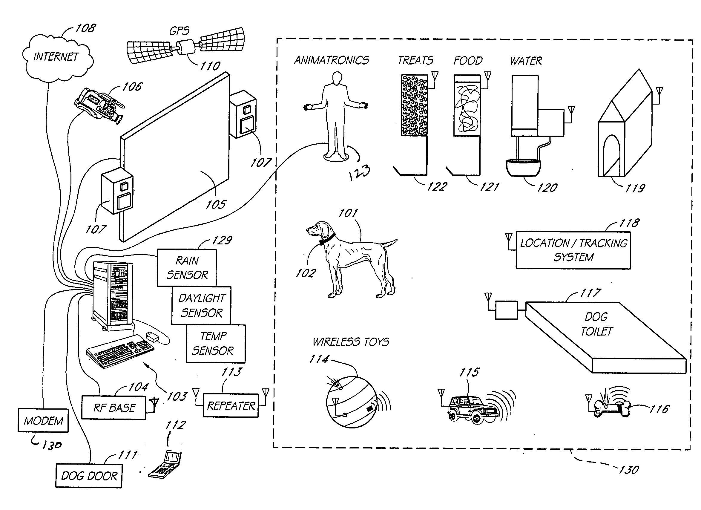 System and method for computer-controlled pet water dispenser