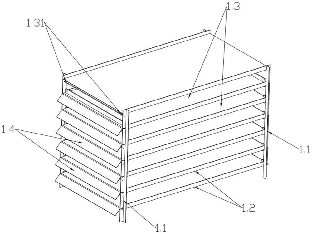 Automatic feeding breeding bed for tenebrio molitor