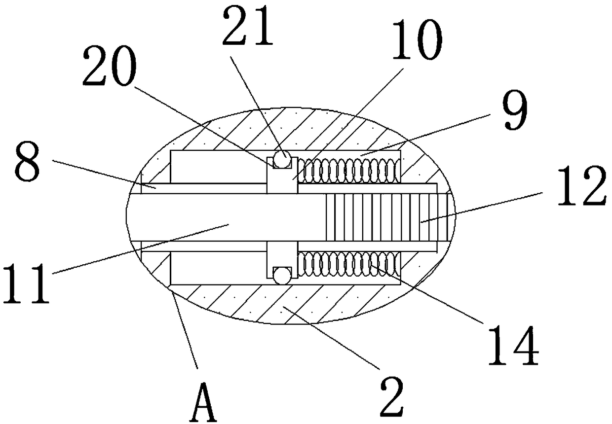 High-precision gauge for measuring length of gear ring