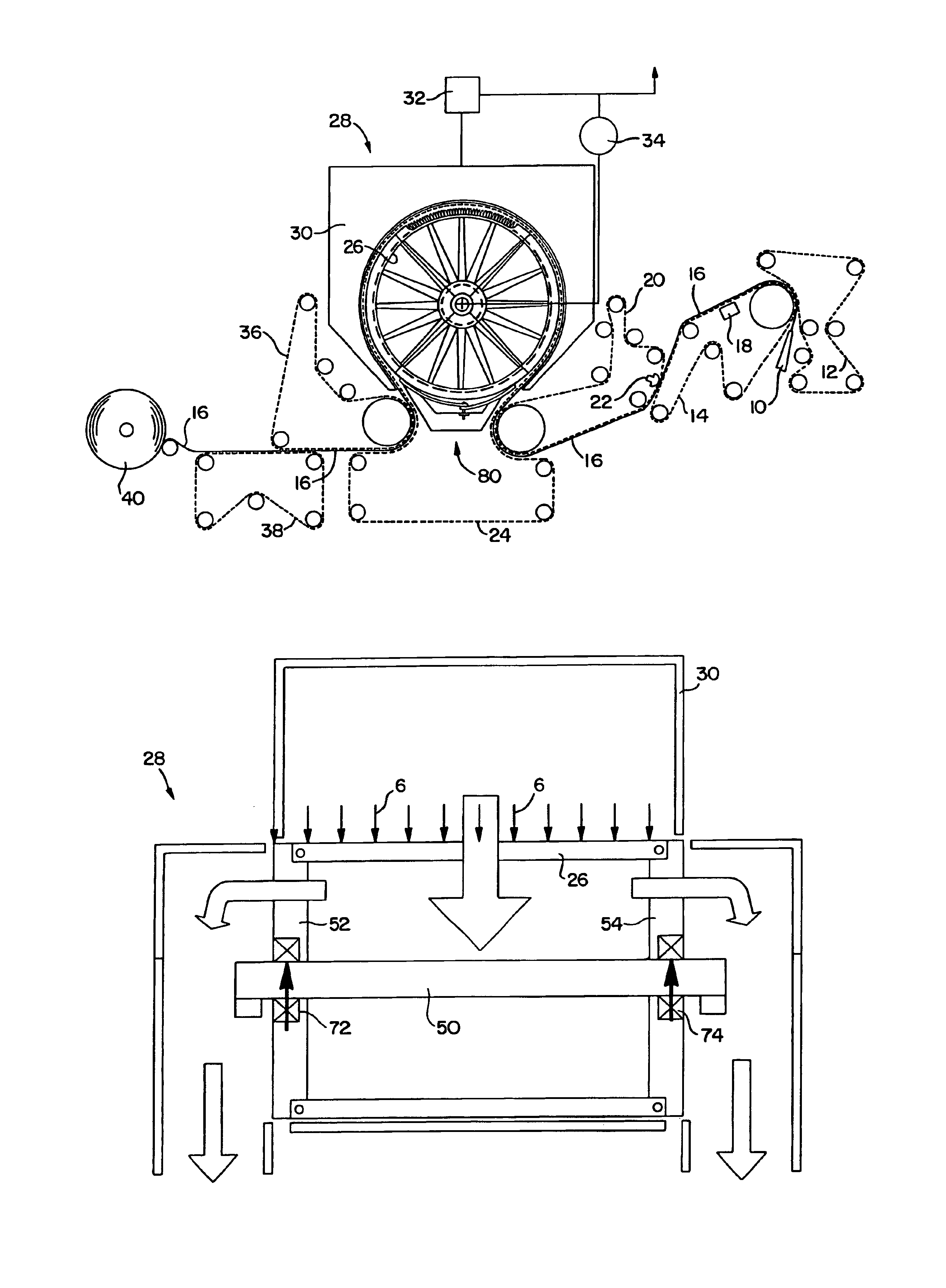 Through-air dryer assembly