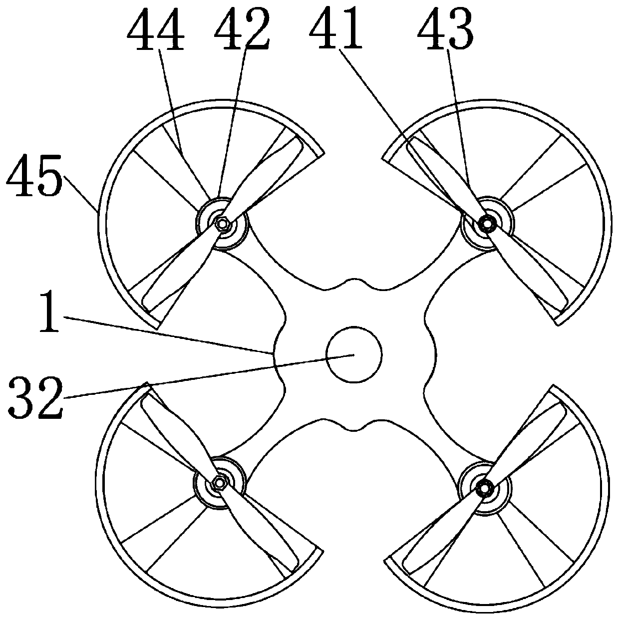 Unmanned aerial vehicle body temperature measuring device and method for smart city