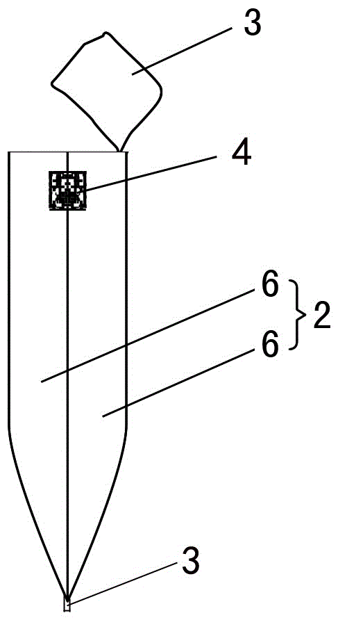 Flexible packaging bag with hidden information pattern and method for hiding graphic information