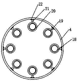 A drying device for disc parts