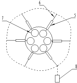 Fermentation tank capable of defoaming by using ultrasonic waves