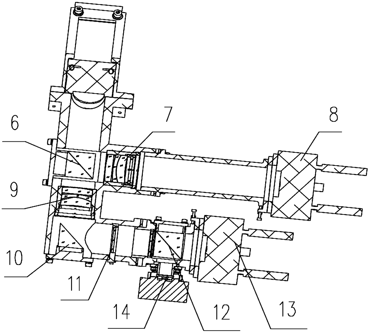 Dual-focusing fine tracking lens