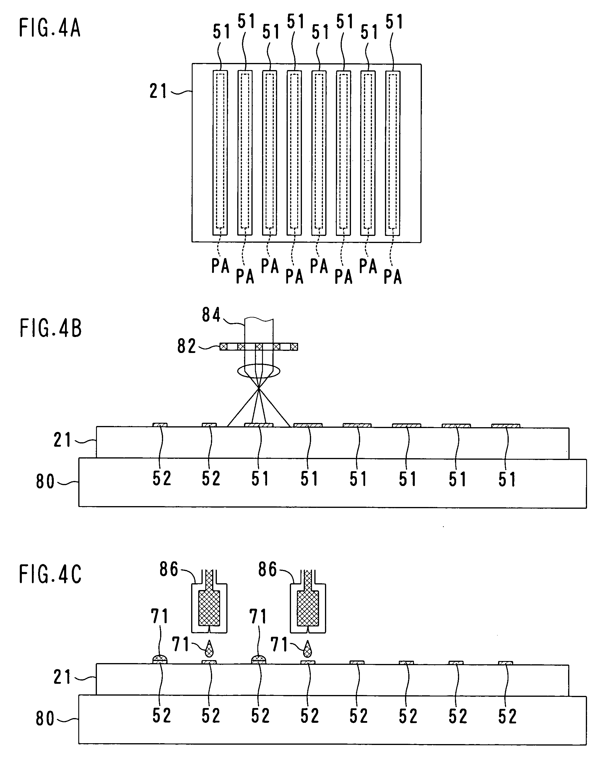 Method of manufacturing flat panel displays