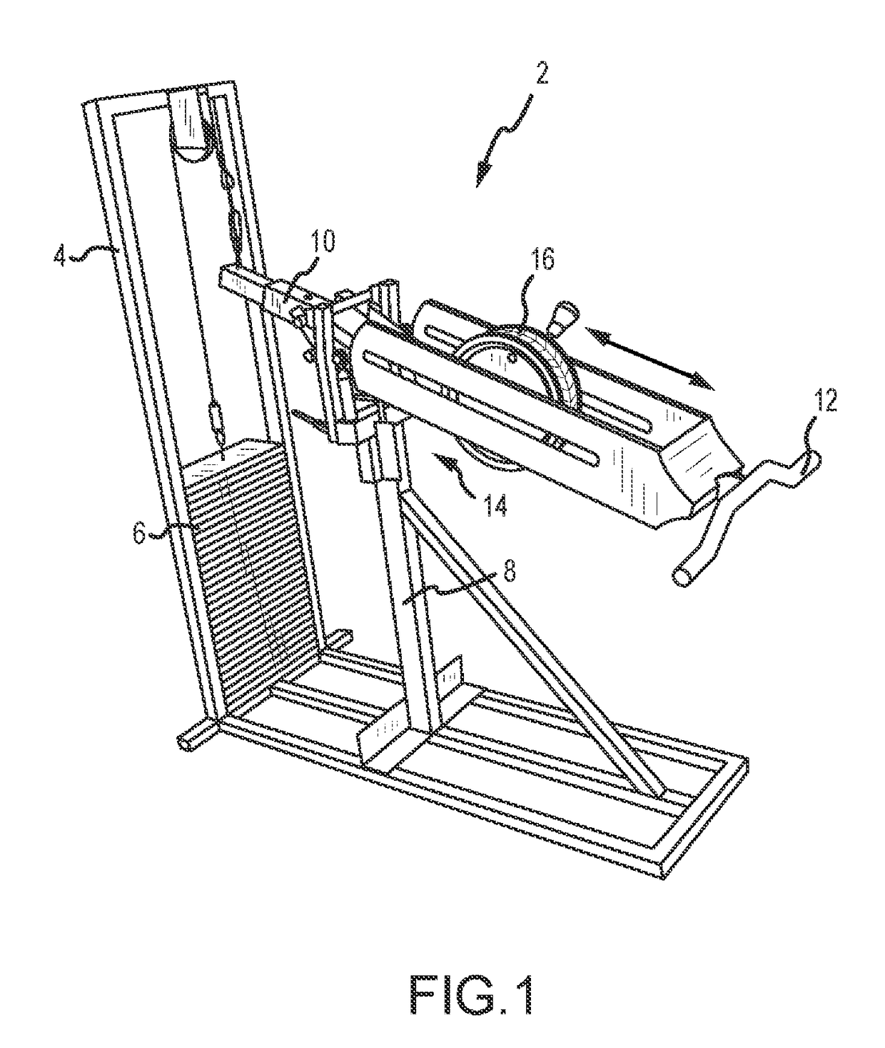 Exercise apparatus with a user controlled, gravity operated shifting mechanism