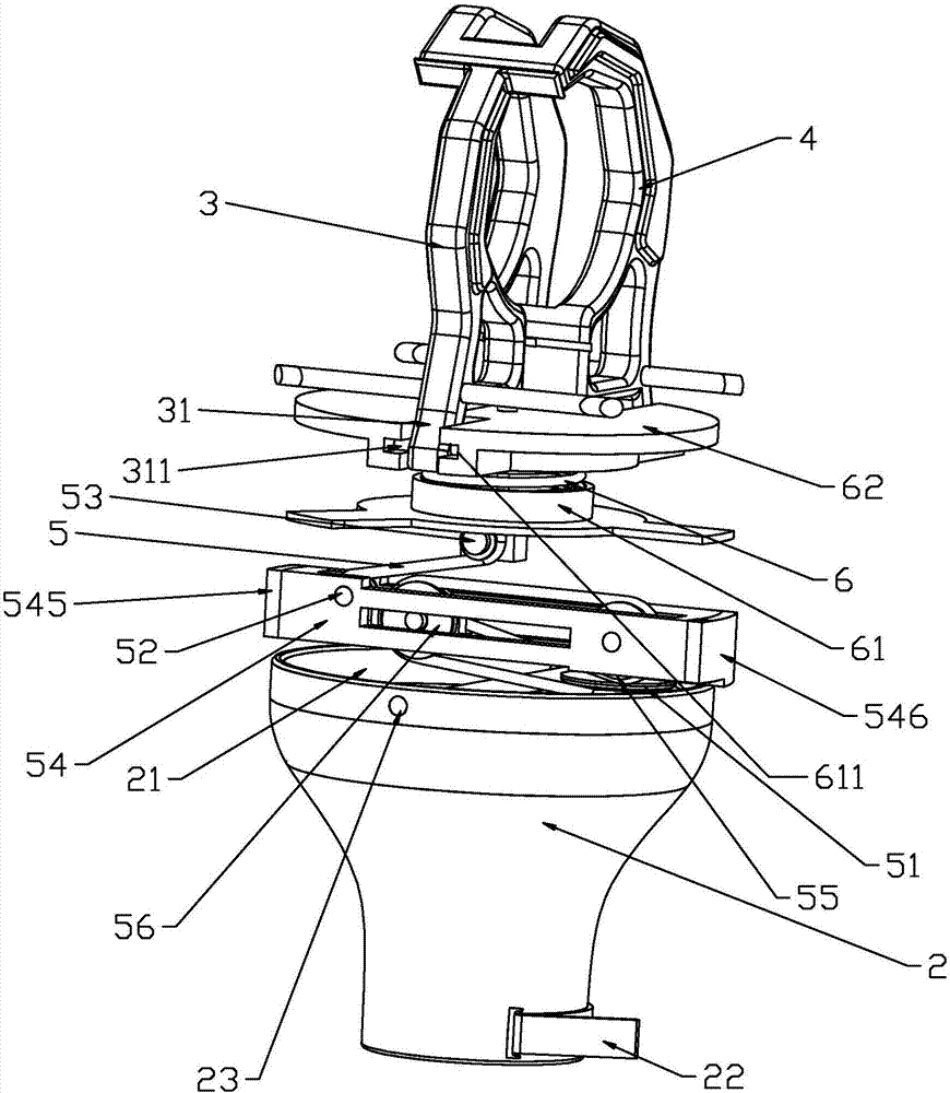 Spring type portable mechanical arm for helping disabled people