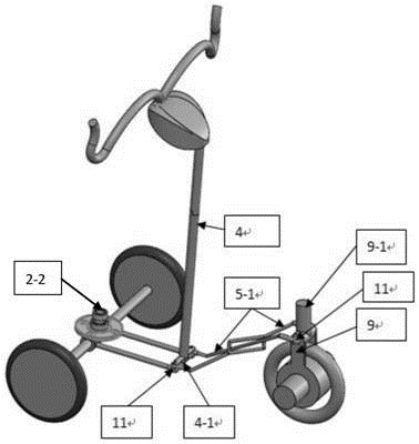 A method for picking and transporting bicycle tools