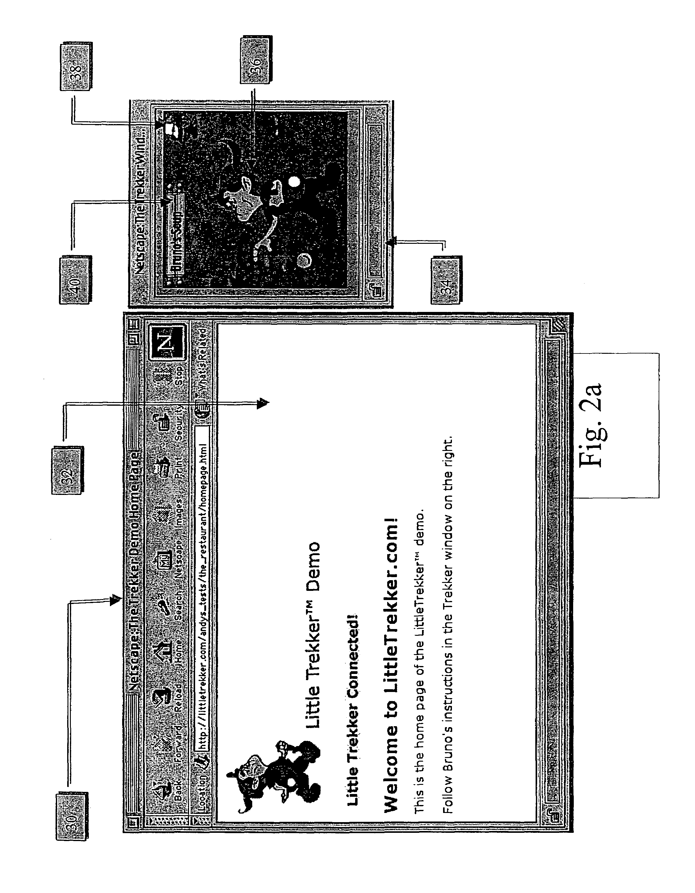 System for viewing content over a network and method therefor