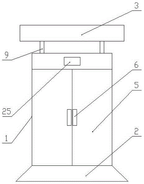 Ventilated moistureproof switch cabinet