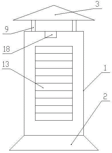 Ventilated moistureproof switch cabinet