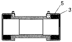 Built-in accommodating groove type electric melting pipe fitting