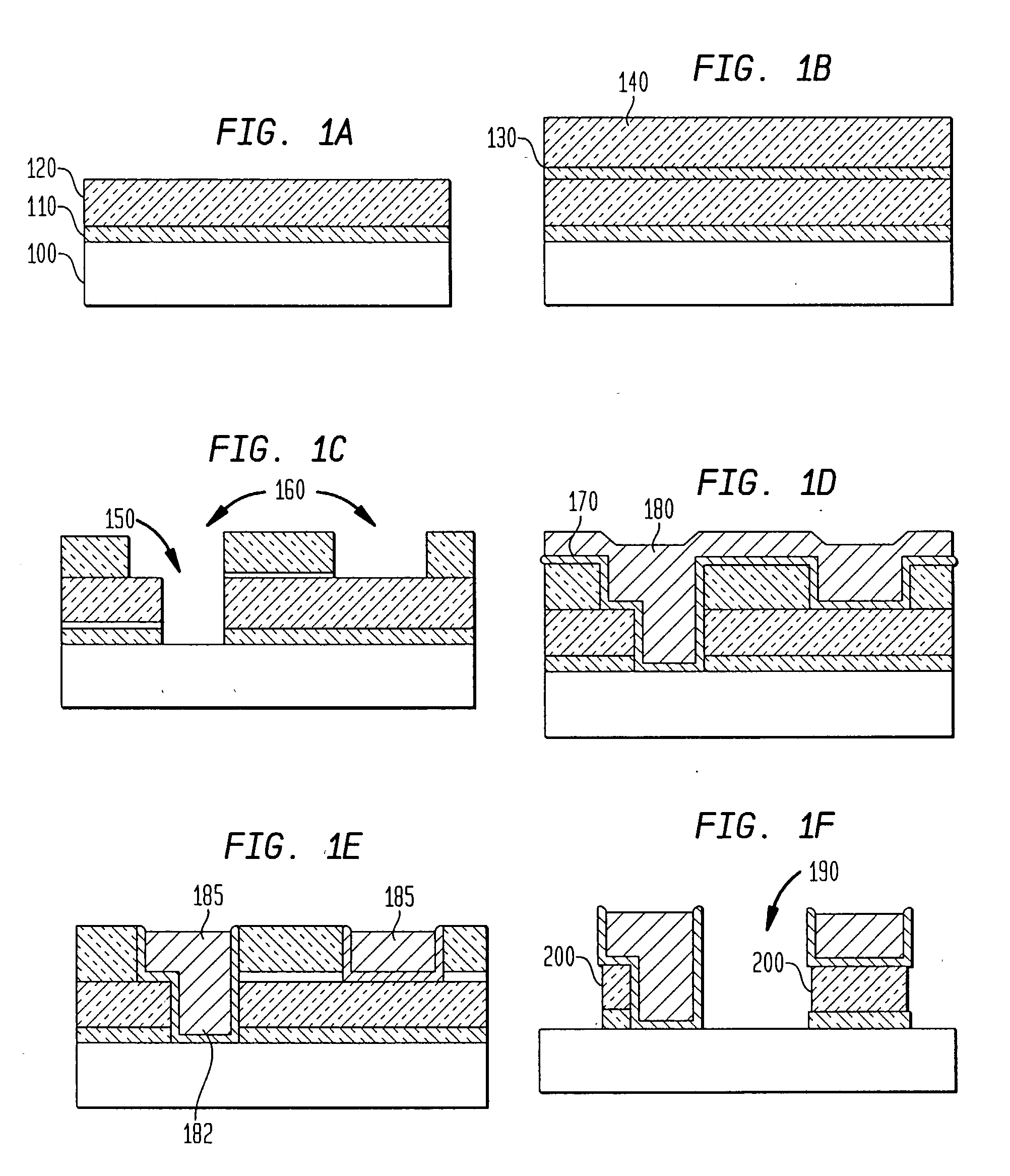 Multilevel interconnect structure containing air gaps and method for making