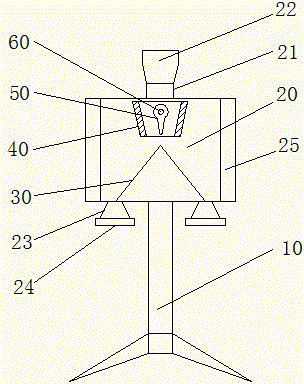 A new material distributing device for double-screw packaging machine