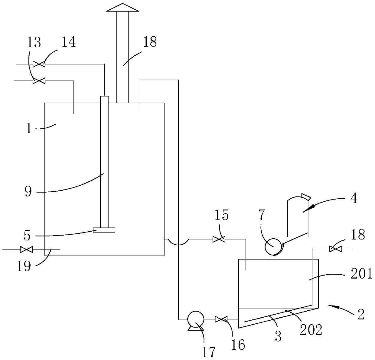 Aluminum sulfate dissolving equipment and aluminum sulfate dissolving method