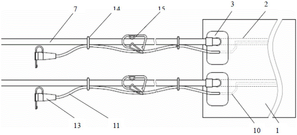 A negative pressure airtight drainage wound protection device and preparation method thereof