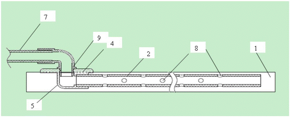 A negative pressure airtight drainage wound protection device and preparation method thereof