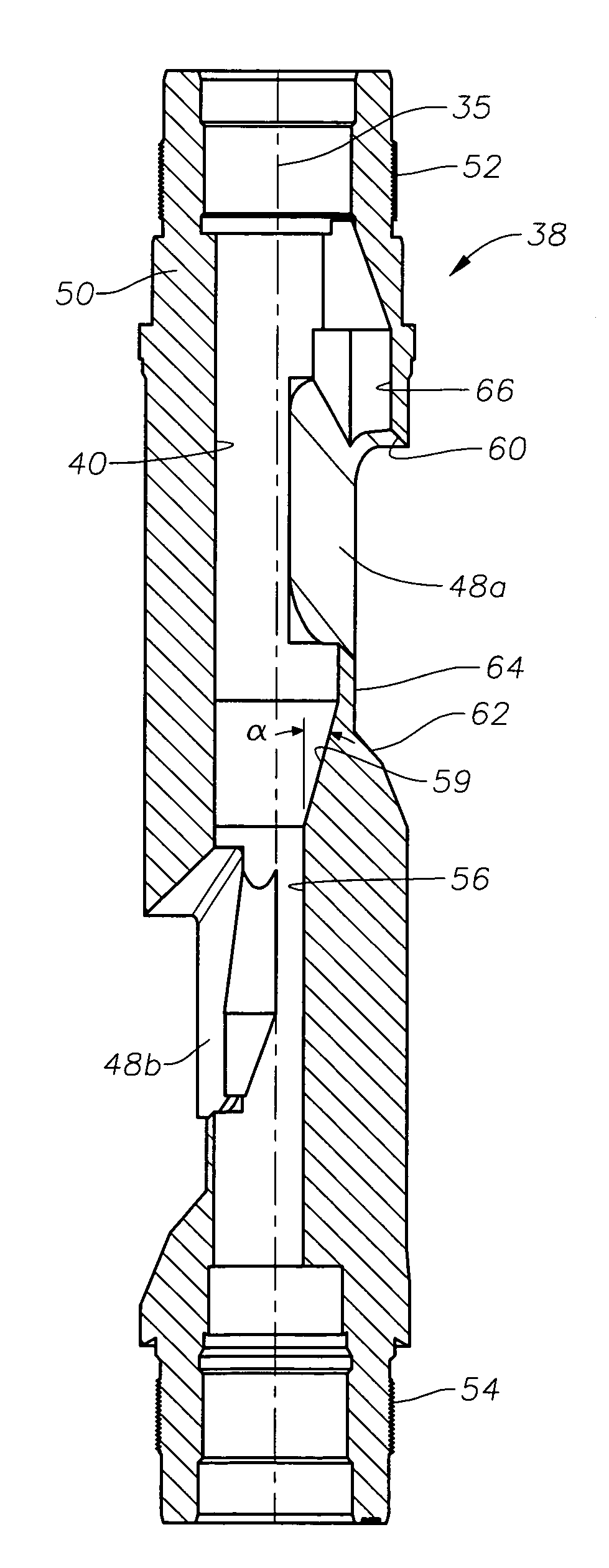 Multiple port cross-over design for frac-pack erosion mitigation