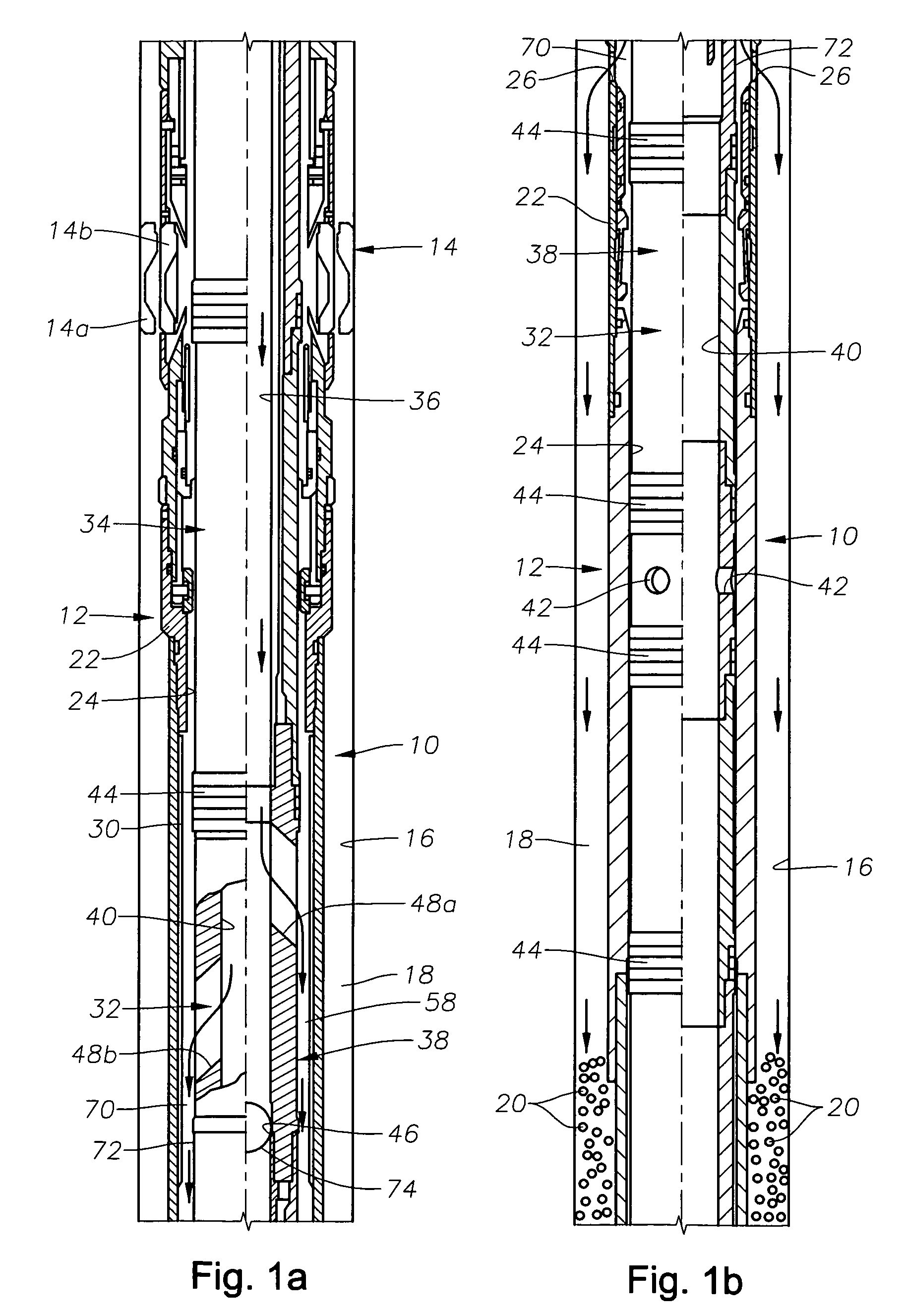 Multiple port cross-over design for frac-pack erosion mitigation