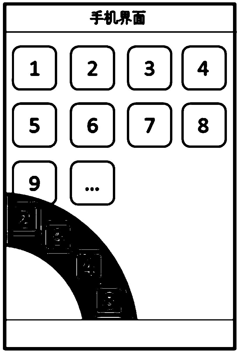 Operation processing method for mobile terminal and mobile terminal