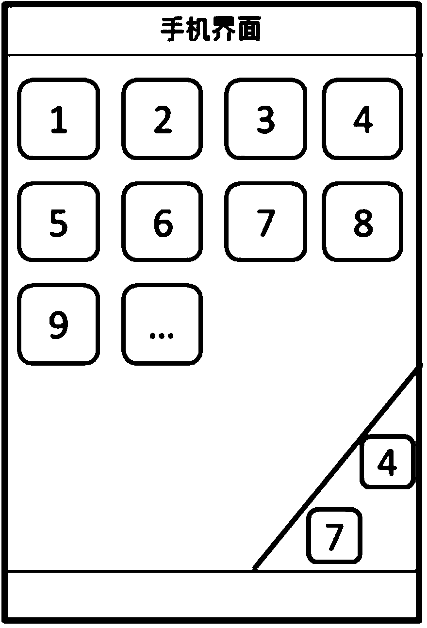 Operation processing method for mobile terminal and mobile terminal