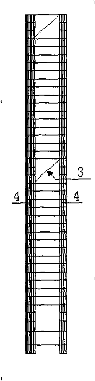 High-rise and super high-rise composite frame structure system with bilateral supports