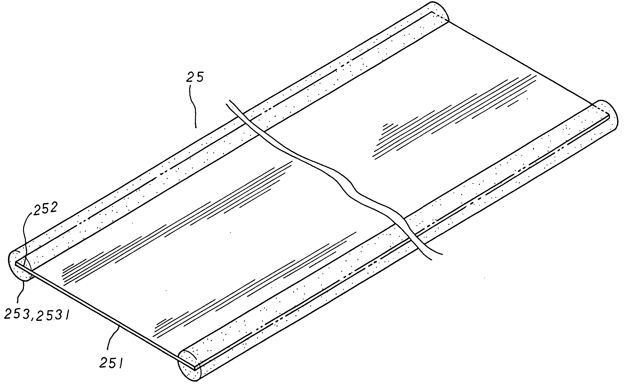 Slat structure for Venetian blind