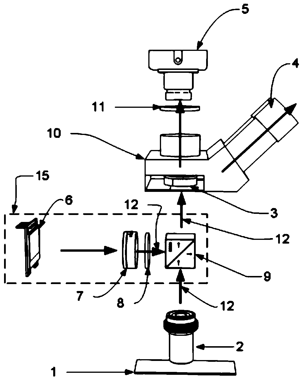 Augmented reality microscope, image projection equipment and image processing system