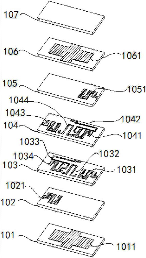 Multilayer ultra-wideband filter