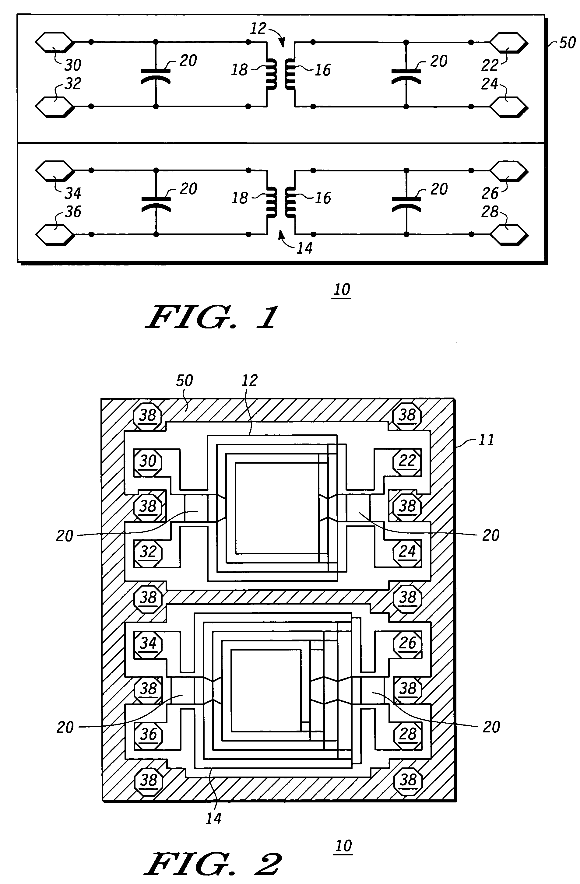 Baluns for multiple band operation