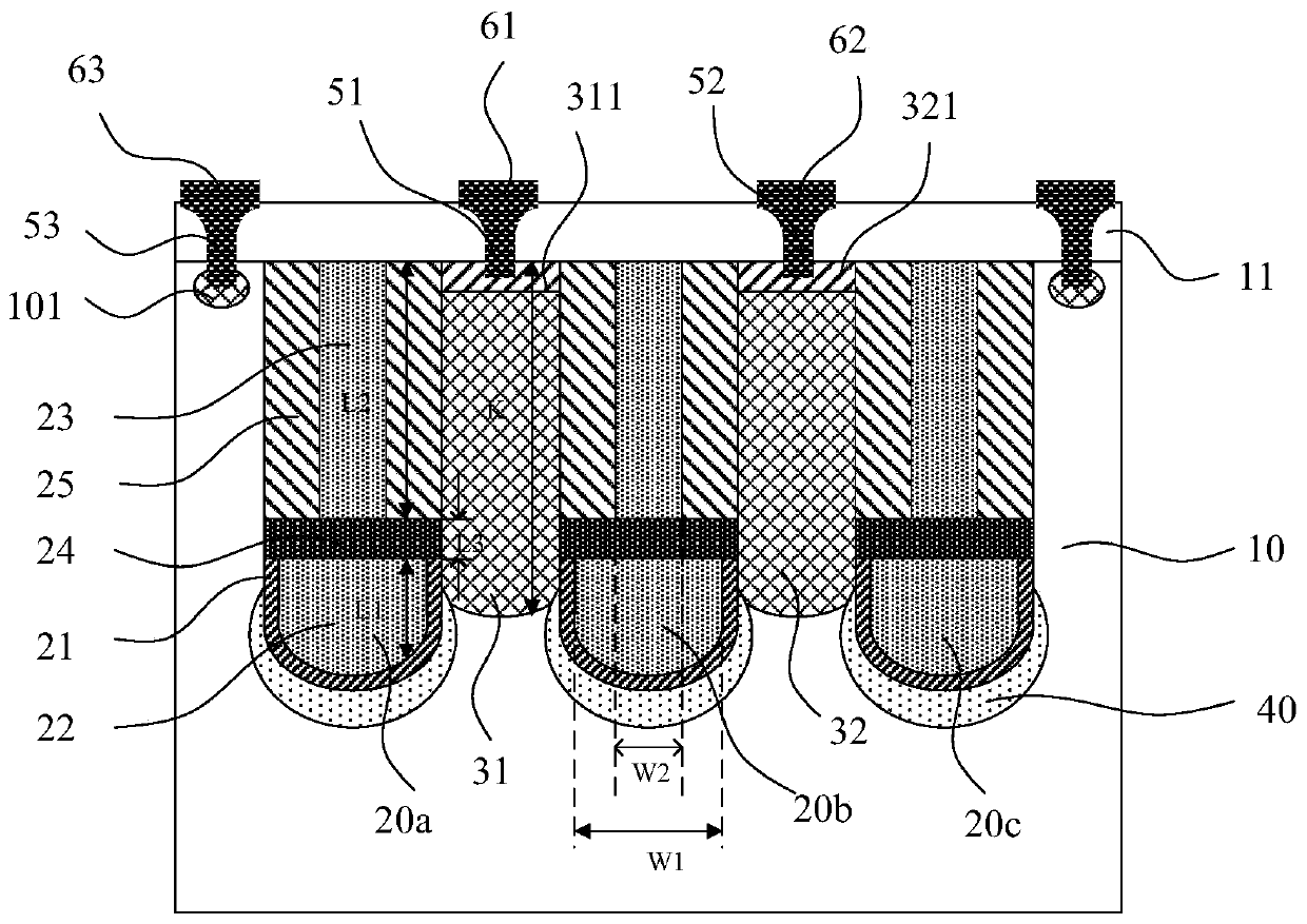 Bidirectional power device and manufacturing method thereof