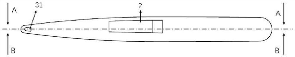 Hot air anti-icing structure of aero-engine rectifying support plate