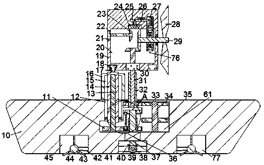 Wind-driven ship capable of steering according to wind direction