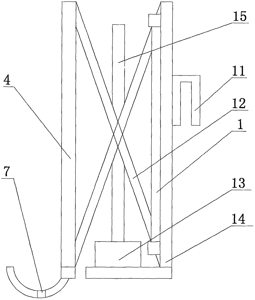 Wall-mounted type legal teaching electronic screen demonstration mechanism