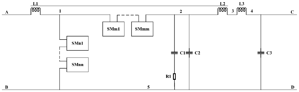 Coupling inductance type high-voltage high-power DC converter for space and control system thereof