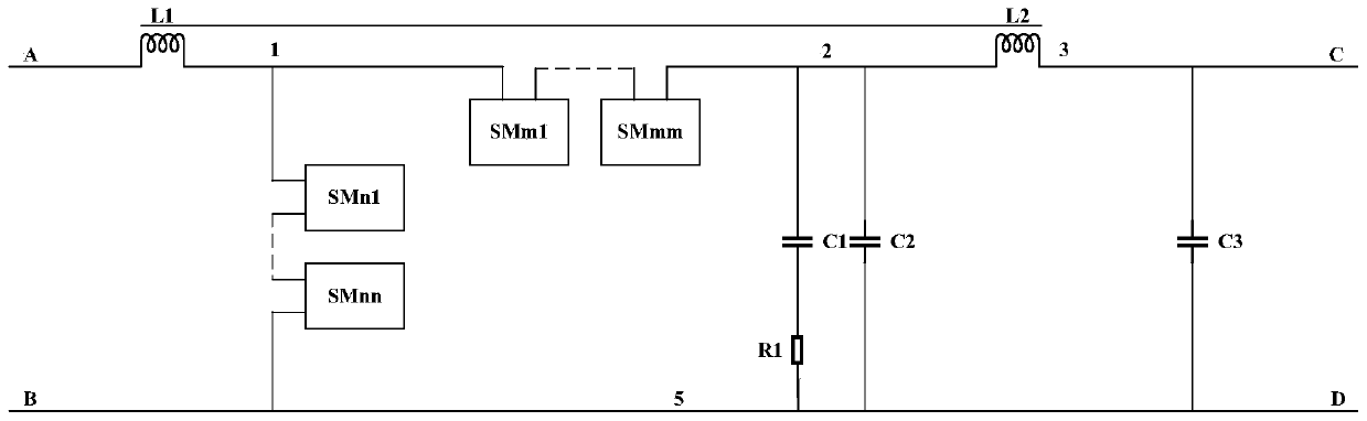 Coupling inductance type high-voltage high-power DC converter for space and control system thereof