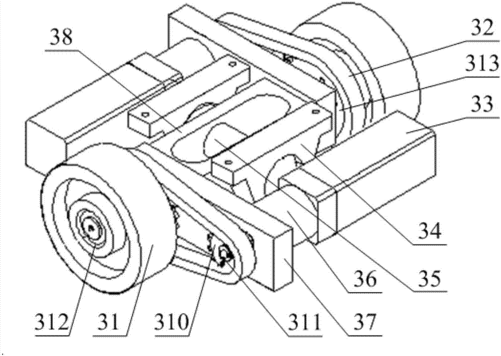 Automatic guiding transport cart and driving steering mechanism thereof