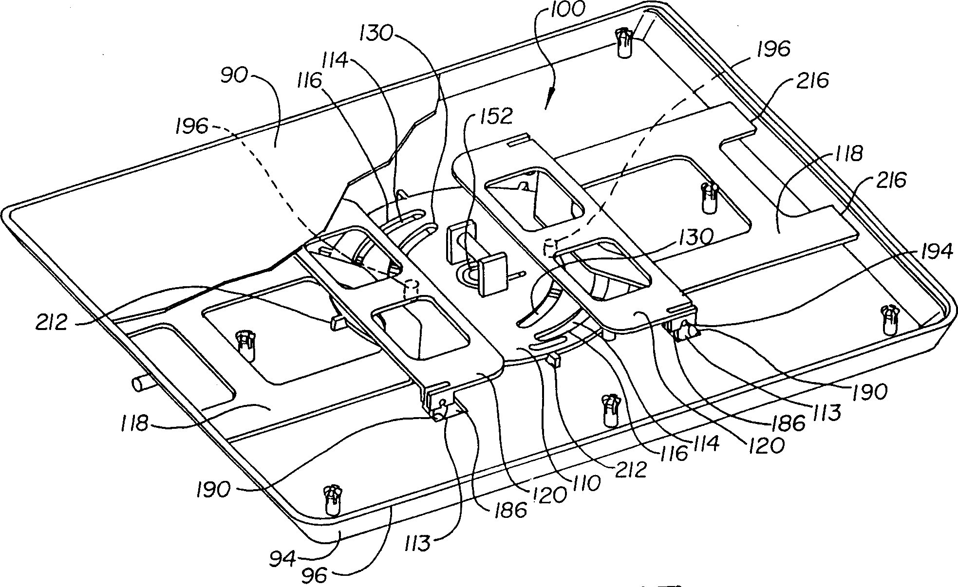 Wafer delivery device with door