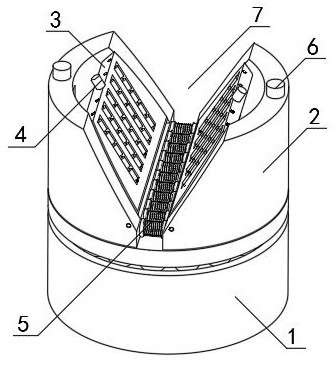 Steering device for vacuum glass processing