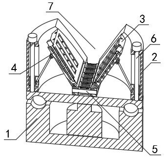 Steering device for vacuum glass processing