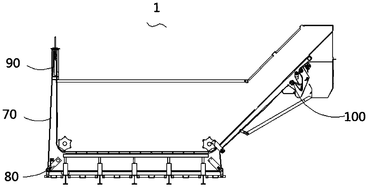 Circulating filtering belt detecting and adjusting device